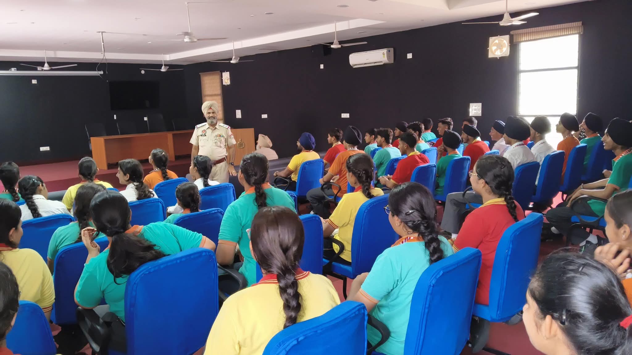 Students of Rayat Bahra International School made an educational visit to SSP office